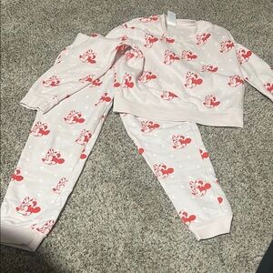 Disney Pink and Red Set with Minnie Mouse Print